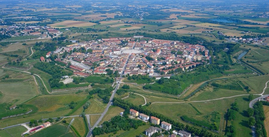 Palmanova vista dall'alto